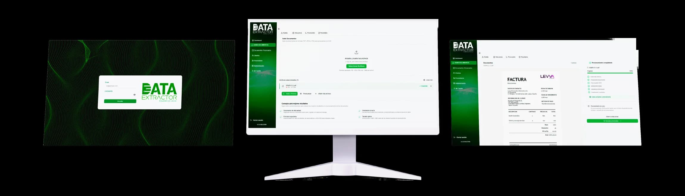 Vista previa de la plataforma